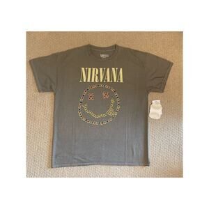 NWT Altar'd State Nirvana Smiley Baby Tee